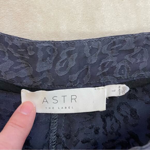 Astr The Label High Waist Wide Leg Crop Pants Size L - Picture 4 of 9